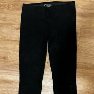 Vince suede black pants, size large
